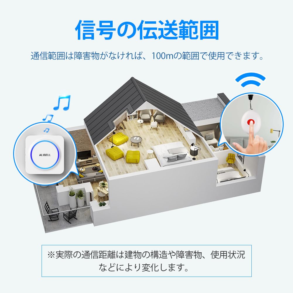 Amazon.co.jp: 介護呼び出しベル ナースコール 家庭用 介護 ワイヤレス